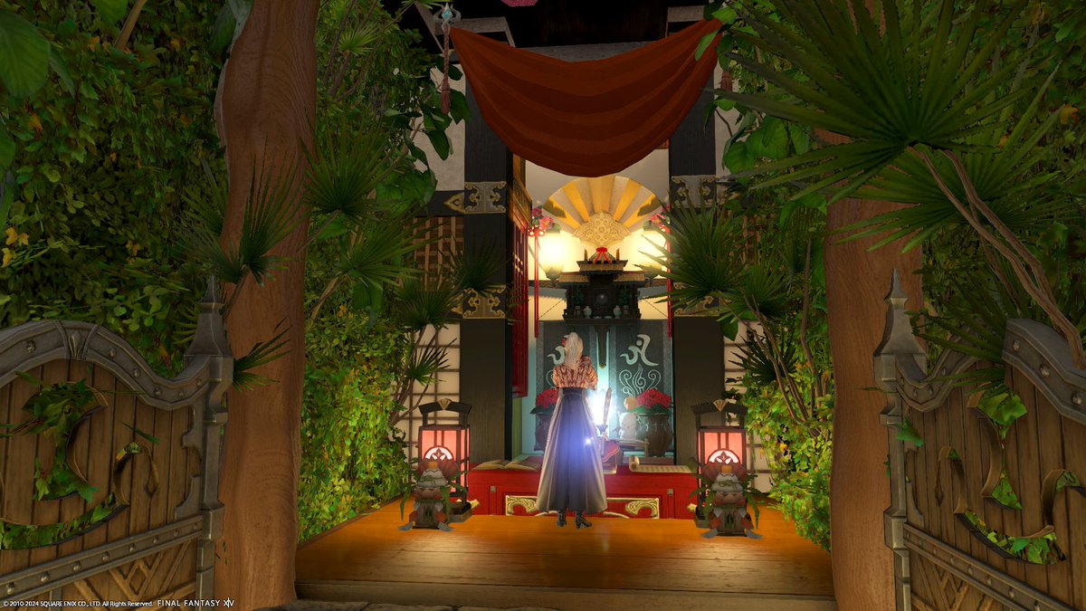 setoaihara's tweet photo. \素敵ハウジング紹介/
ちょこ-もじゃっく(@Mojackchoco)さん作「#カーバンクル神社」にお邪魔しました✨
1Fも地下も活用されていて、自然豊かな素敵な神社でした♪家主のちょこさんが離席されていたので、こっそり記念写真😉✨
ご縁多き一年になりますように❤️
#LCHsReport
#FF14 https://t.co/DCN5m1wptK