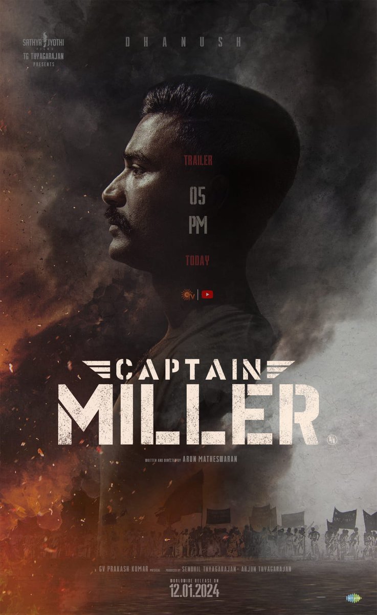 #CaptainMiller Trailer 5pm 💥