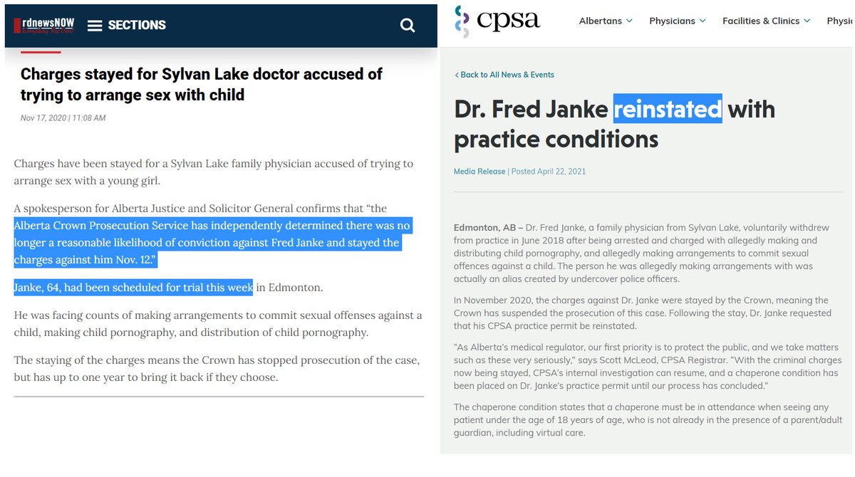 NEW ARTICLE: PEDOPHILES, Child sex abusers and child pornographers - exposing Canada's Healthcare Leaders - PART 2 - Child Sex Trafficking, Alberta Colleges of Physicians and Surgeons, <a href="/UAlberta/">University of Alberta</a>

"Prominent Alberta doctor charged with trying to arrange sex with 5 year old child"