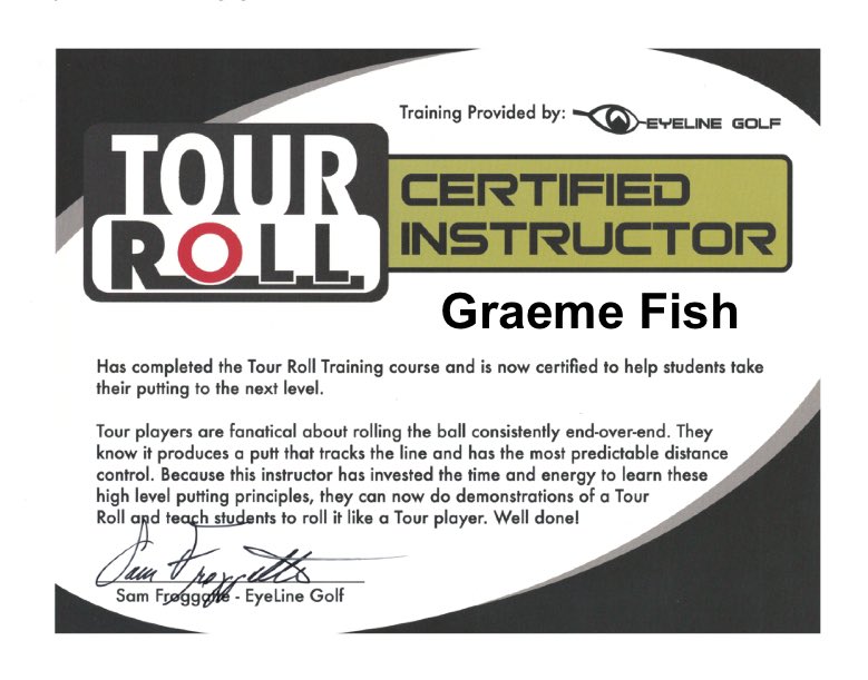 Another certificate under my belt! @fishypro @ThePGA @PGA_Learn #makinggolfhappen #accredited #pgaaccredited @PGAScotland