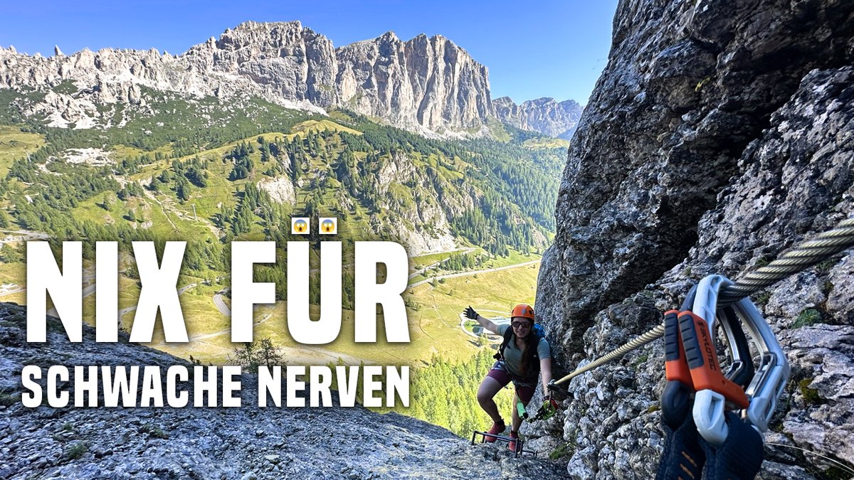 Nix für schwache Nerven - 10 spektakuläre #Klettersteige in den #Dolomiten. Viel Spaß mit unserem neuen YT-Video 🤩youtu.be/C7C6LmwndQc?si…