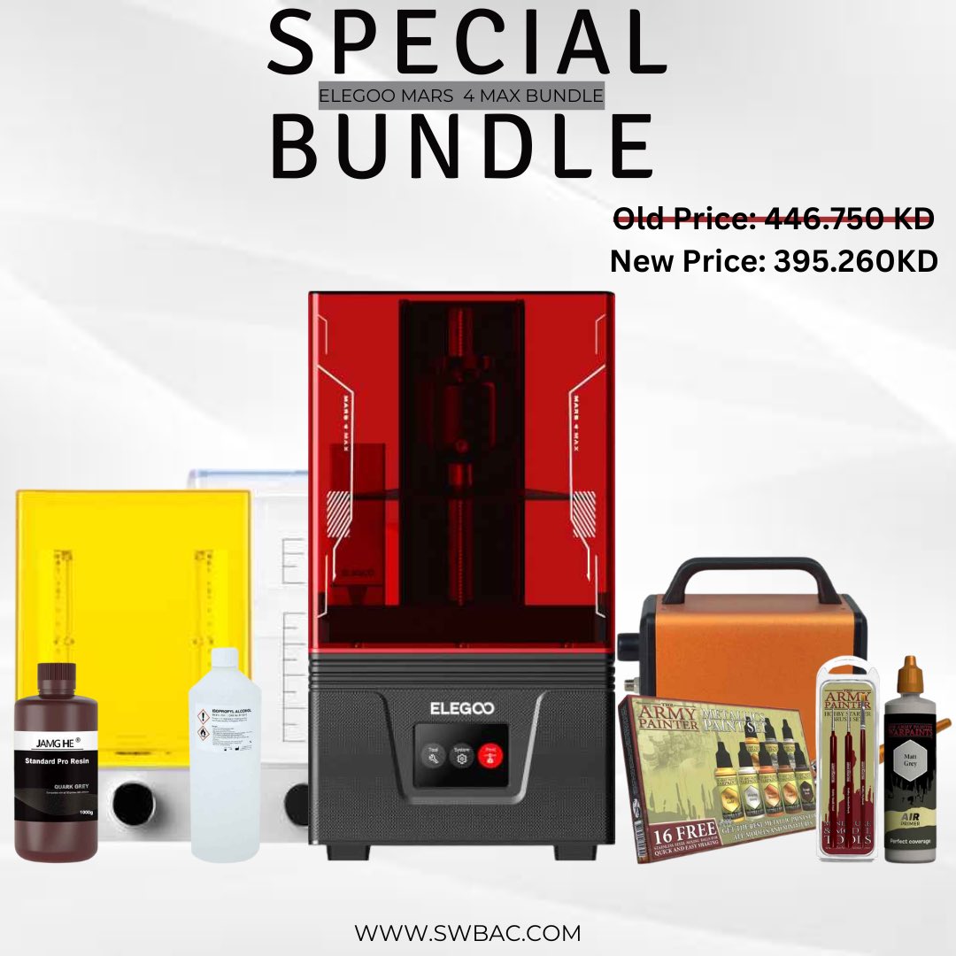 January’s Bundle ✨

Get yours now 👇🏼

swbac.com/product/anycub…

#swbac #elegoo #sparmax #armypainter