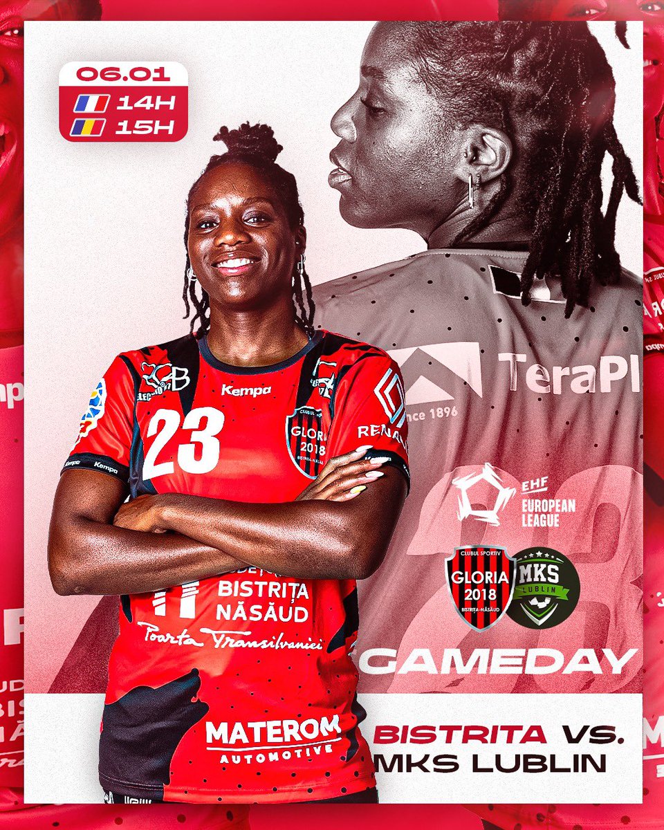 🔥GAMEDAY🔥

🏆 <a href="/ehfel_official/">EHF European League</a> 
🏡 🆚 MKS Lublin
⌚️ 14h00 🇫🇷 - 15h00 🇷🇴

Handbal • CS Gloria 2018 Bistrița-Năsăud 🔴⚫️