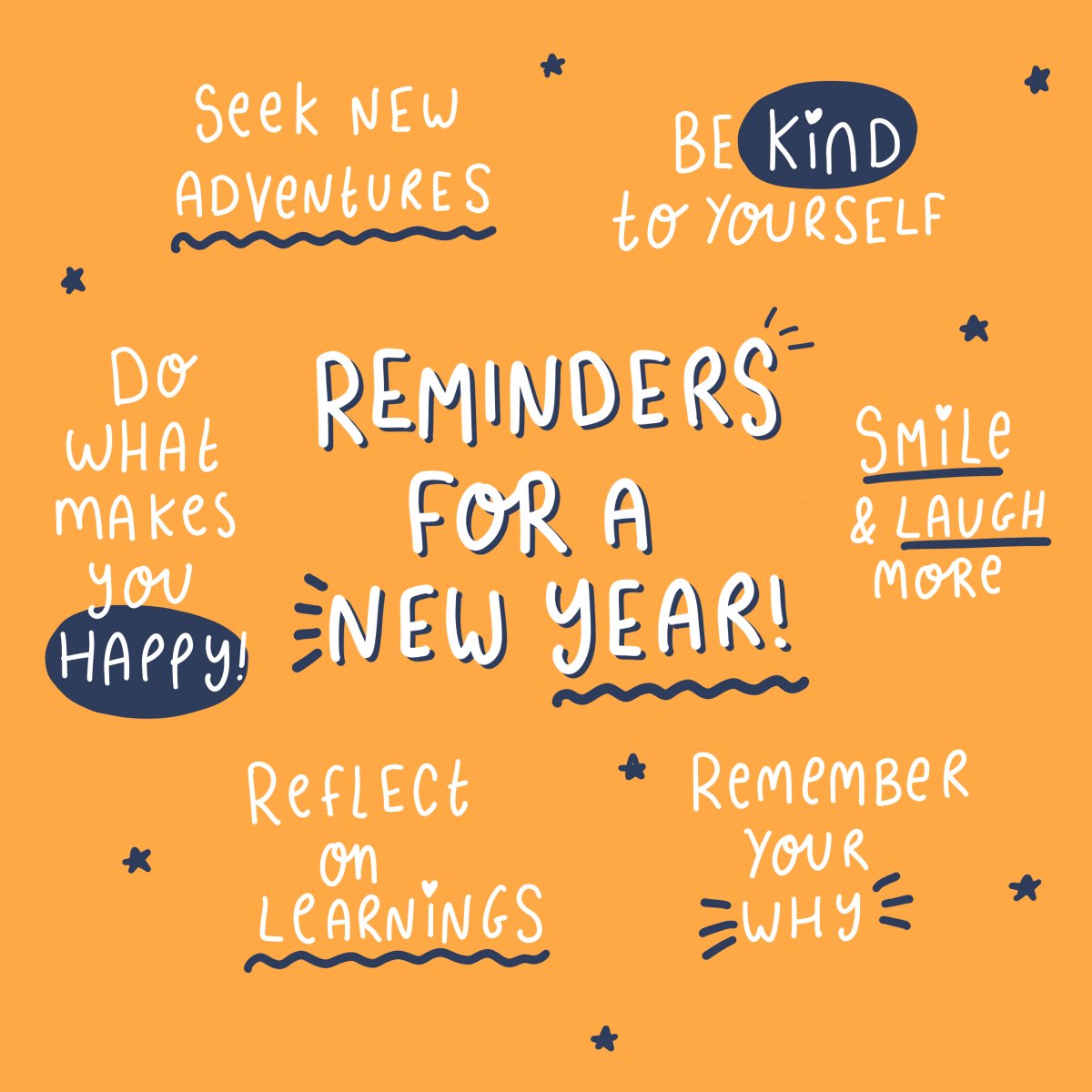 As you set your intentions for the year ahead, keep these reminders in mind 🧡
