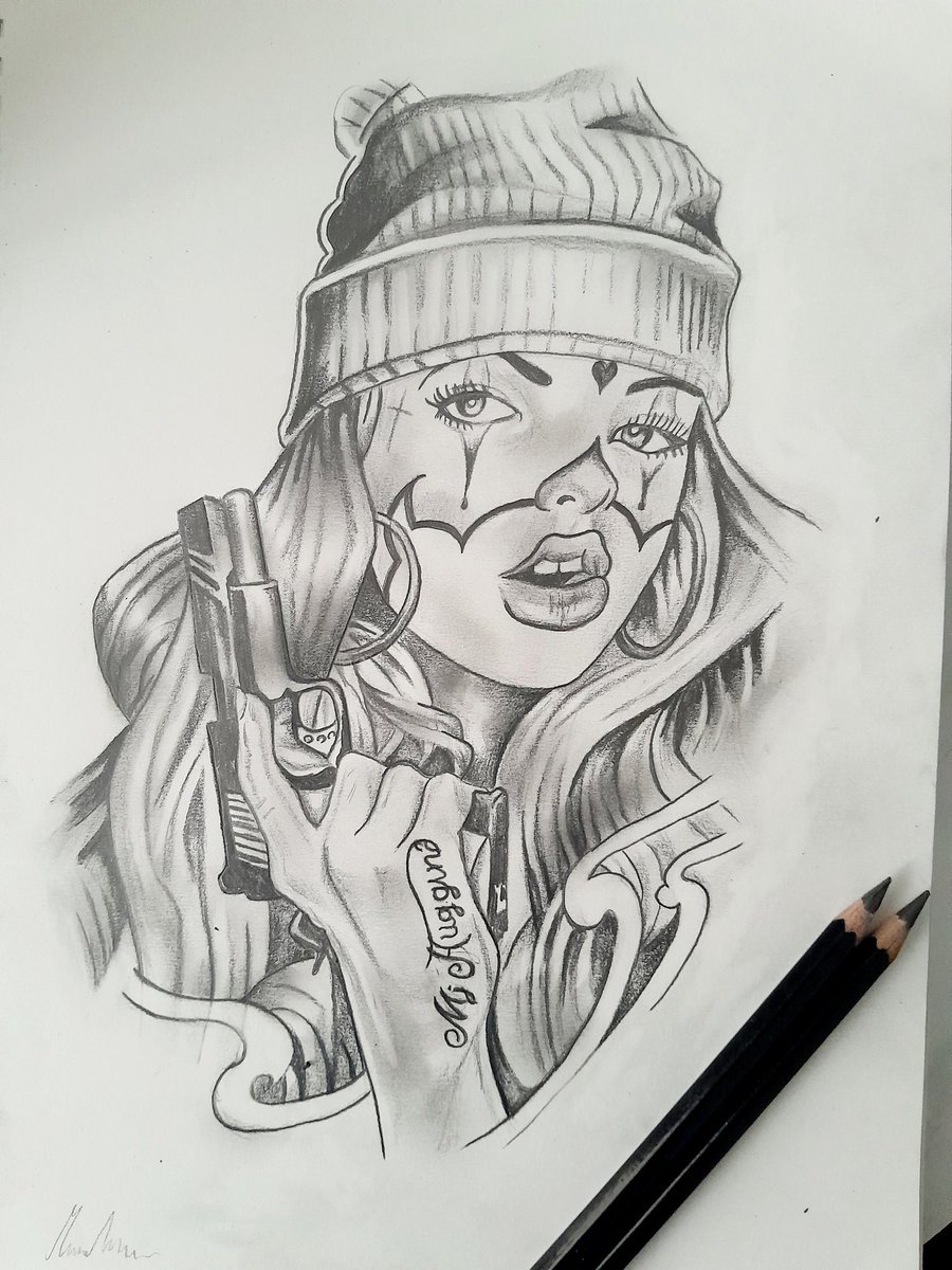 #tattoodesigns #tattoos #tattooed #girlswithtattoos #tattooart #tattoodesign #traditionaltattoo #tattoogirl #illustration #blackandgreytattoo #blacktattoo #sketch #mjinked #art  #london #art #sleeve #rosetattoo #blackworktattoo #womanwithgun #design #custom  #drawing