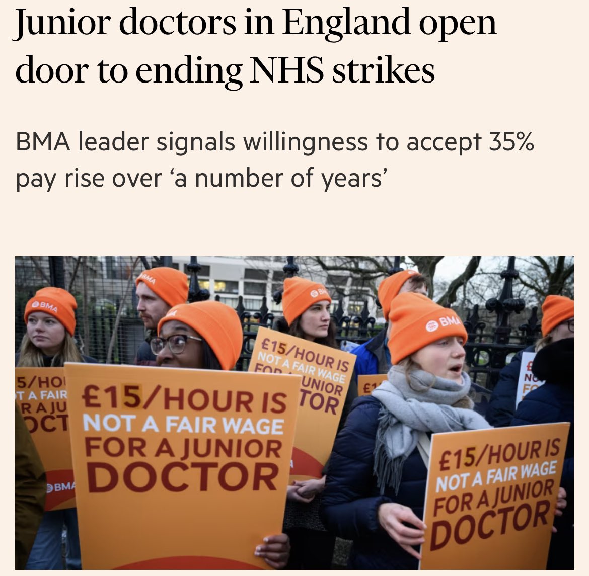 But if they gave us it tomorrow, new doctors would get £21 for every hour worked from 7am-9pm, and they’d still be paid slightly less than their assistants. Sure, don’t give us it all in one go. That’s fine. Always has been. But please don’t tell us it’s unreasonable. 11/11