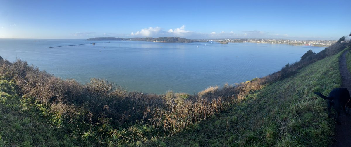 The Sound. Full winter Sun. Magnificent.