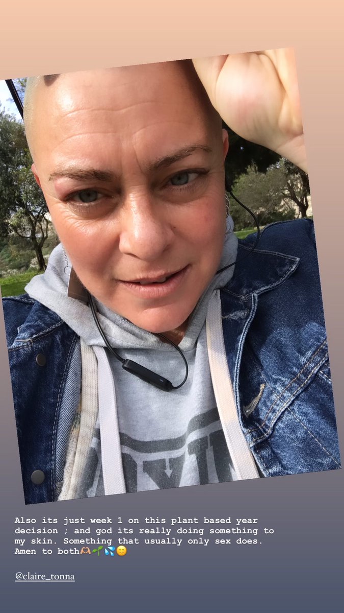 Just week 1 on my plantbased year decision and god its doing something to my skin that usually only sex does. #plantbasedlife