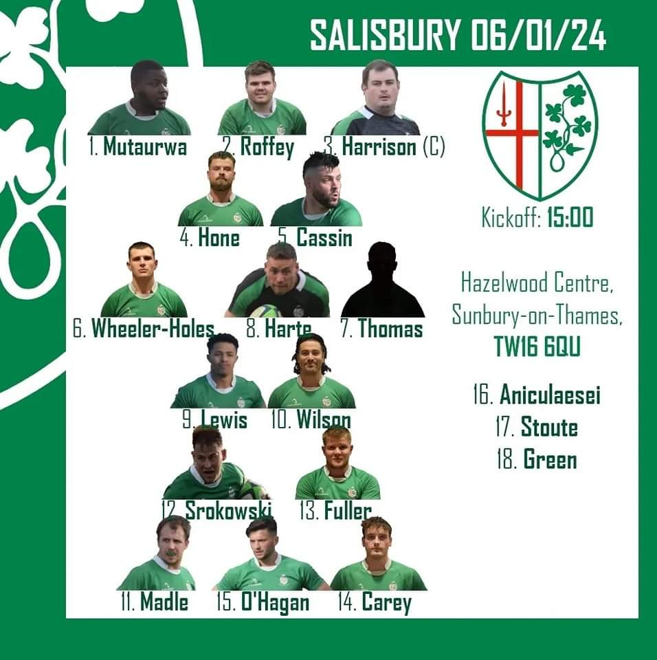 It's great normal service has been resumed. Saturday and <a href="/GeeseRugby/">London Irish Wild Geese</a> <a href="/HazelwoodCentre/">Hazelwood Centre</a> 3pm kick off. THE only place to be to watch Rugby today.
 Let's kick off with a win in 2024.
 💚☘️💚☘️💚☘️💚☘️