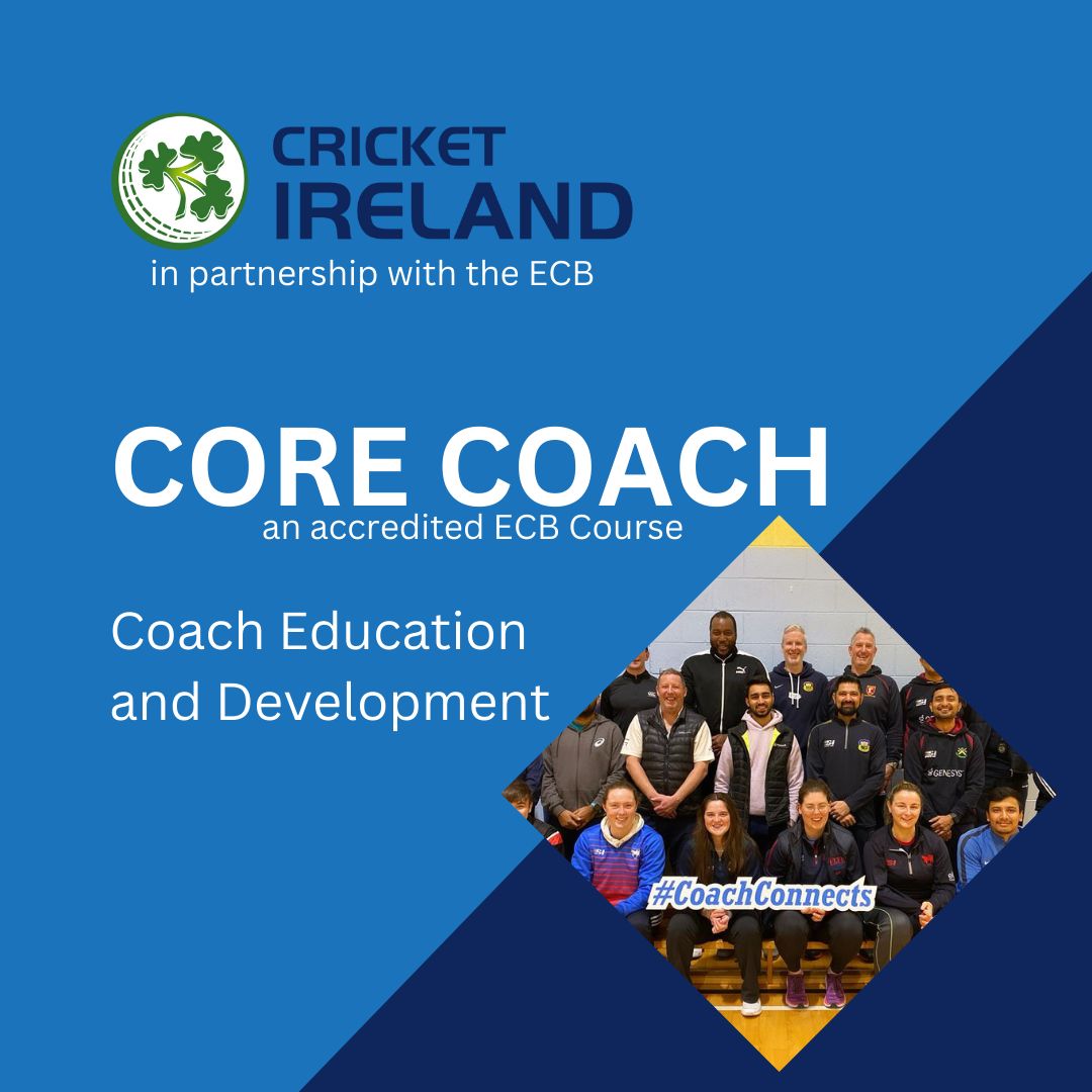 🏏 Core Coach 2024 💻 Expression of interest is open for March 2024 Course ⏩ Registration closes February 5th 🔢 Limited places available ⌨️ Register today via: buff.ly/3RP79TA #CoachConnects #CoreCoach #CoachEd #Coachdevelopment #coacheducation