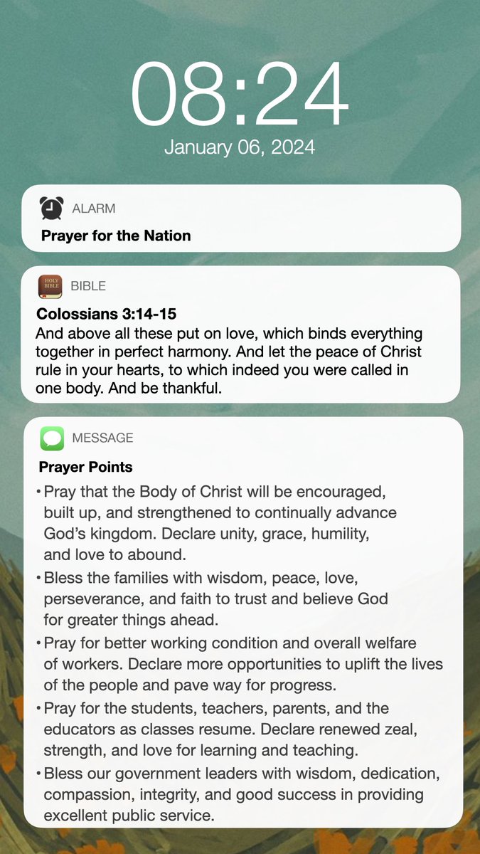 Declare peace in our nation as we continue to intercede. Pray for peace in West Philippine Sea. 

#BlessThePhilippines