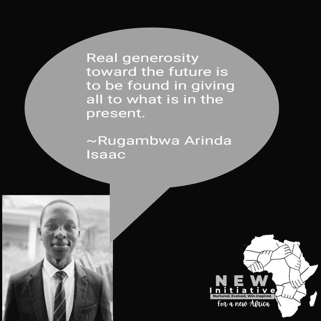 Inference is one of the skills one acquires through critical thinking. On this 6th day of 2024 we quote one of our Ugandan youths, a law student that believes African philanthropy can do much today in securing the future. Here it is from him.
