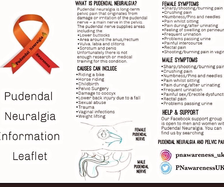 Pudendal Neuralgia Awareness UK (@pnawarenessuk) on Twitter photo with you to your appointment and hand it to whoever you are seeing. They need our help to teach them about our condition. <a href="/K1RCOG/">Kerrianne O'Rourke</a> <a href="/RCNWomensHealth/">Women's Health</a> <a href="/theRCN/">The RCN</a> <a href="/rcgp/">Royal College of General Practitioners</a> <a href="/PNAssociation/">Pudendal Neuralgia </a> <a href="/pudendalpne/">The Pudendal Neuralgia Journey</a> <a href="/pudendalnerve1/">Pudendal Nerve PNE</a> <a href="/HappyPelvis/">The Happy Pelvis</a> <a href="/MyPelvisMatters/">PelvicPainMatters</a> <a href="/pelvicroar/">pelvicroar</a> <a href="/PelvicHealth/">StephaniePrendergast</a> <a href="/PelvicPainPRJCT/">Pelvic Pain Project</a> with you to your appointment and hand it to whoever you are seeing. They need our help to teach them about our condition. <a href="/K1RCOG/">Kerrianne O'Rourke</a> <a href="/RCNWomensHealth/">Women's Health</a> <a href="/theRCN/">The RCN</a> <a href="/rcgp/">Royal College of General Practitioners</a> <a href="/PNAssociation/">Pudendal Neuralgia </a> <a href="/pudendalpne/">The Pudendal Neuralgia Journey</a> <a href="/pudendalnerve1/">Pudendal Nerve PNE</a> <a href="/HappyPelvis/">The Happy Pelvis</a> <a href="/MyPelvisMatters/">PelvicPainMatters</a> <a href="/pelvicroar/">pelvicroar</a> <a href="/PelvicHealth/">StephaniePrendergast</a> <a href="/PelvicPainPRJCT/">Pelvic Pain Project</a>