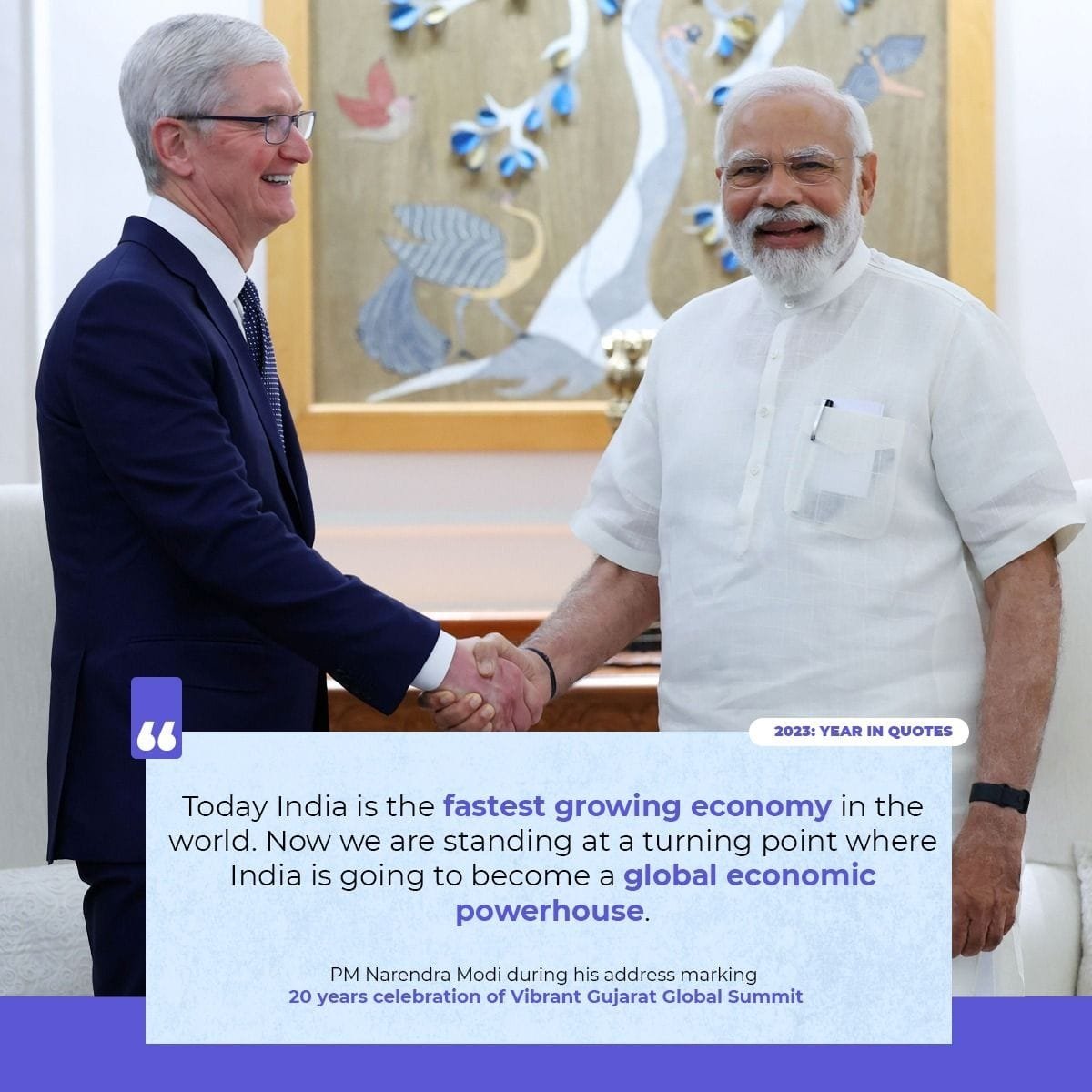 AlpeshPanara4's tweet photo. #BharatIn2023
India is emerging as the fastest growing economy
via NaMo App https://t.co/b42OQzHdHd