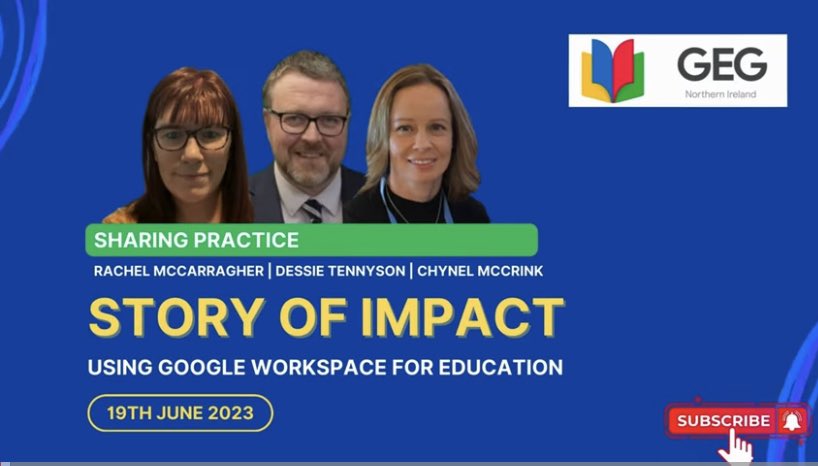 Inspiration galore from #GEGNI team @cmccrink567 @rachmmc @iGael1 as they share how @GoogleForEdu is making an impact in their schools! We can see why they were invited to Google, Dublin to present! 👏 ➡️ youtu.be/032LK00Q2h4