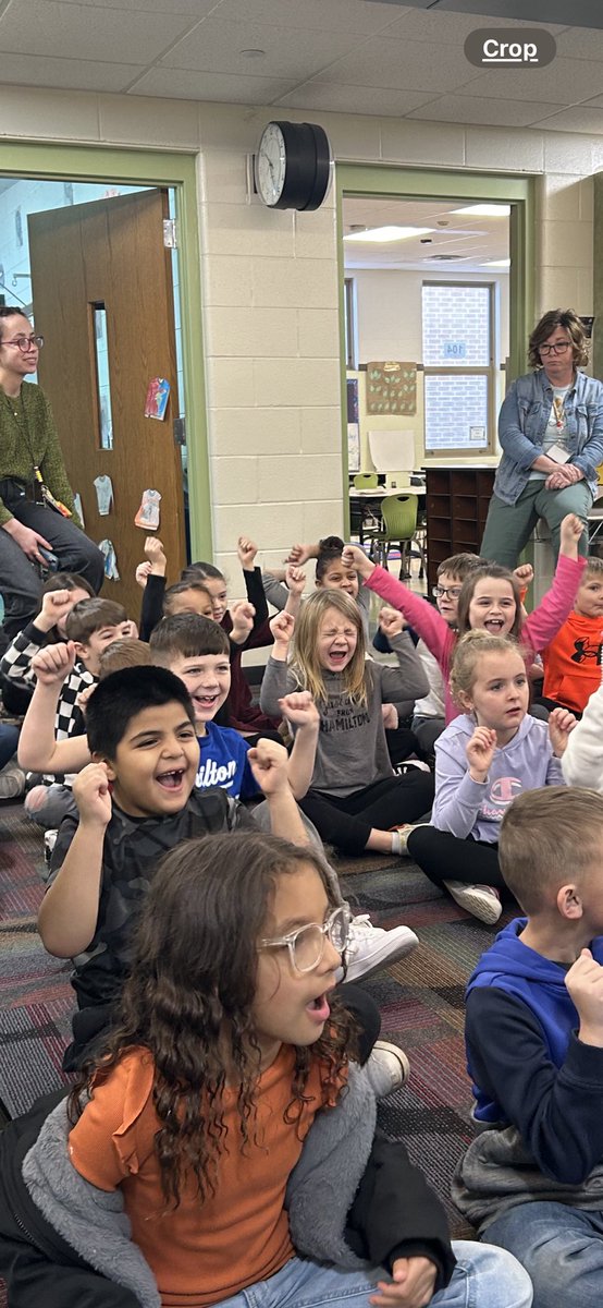 S_Oakes20's tweet photo. It was a joy meeting with each grade level this week to celebrate our PBIS successes and discuss areas for growth in The Bobcat Way. @Hamilton_BPE students are respectful, responsible, problem-solvers! #GrowingGreatness #BPOnTheMove https://t.co/8i307nibuF