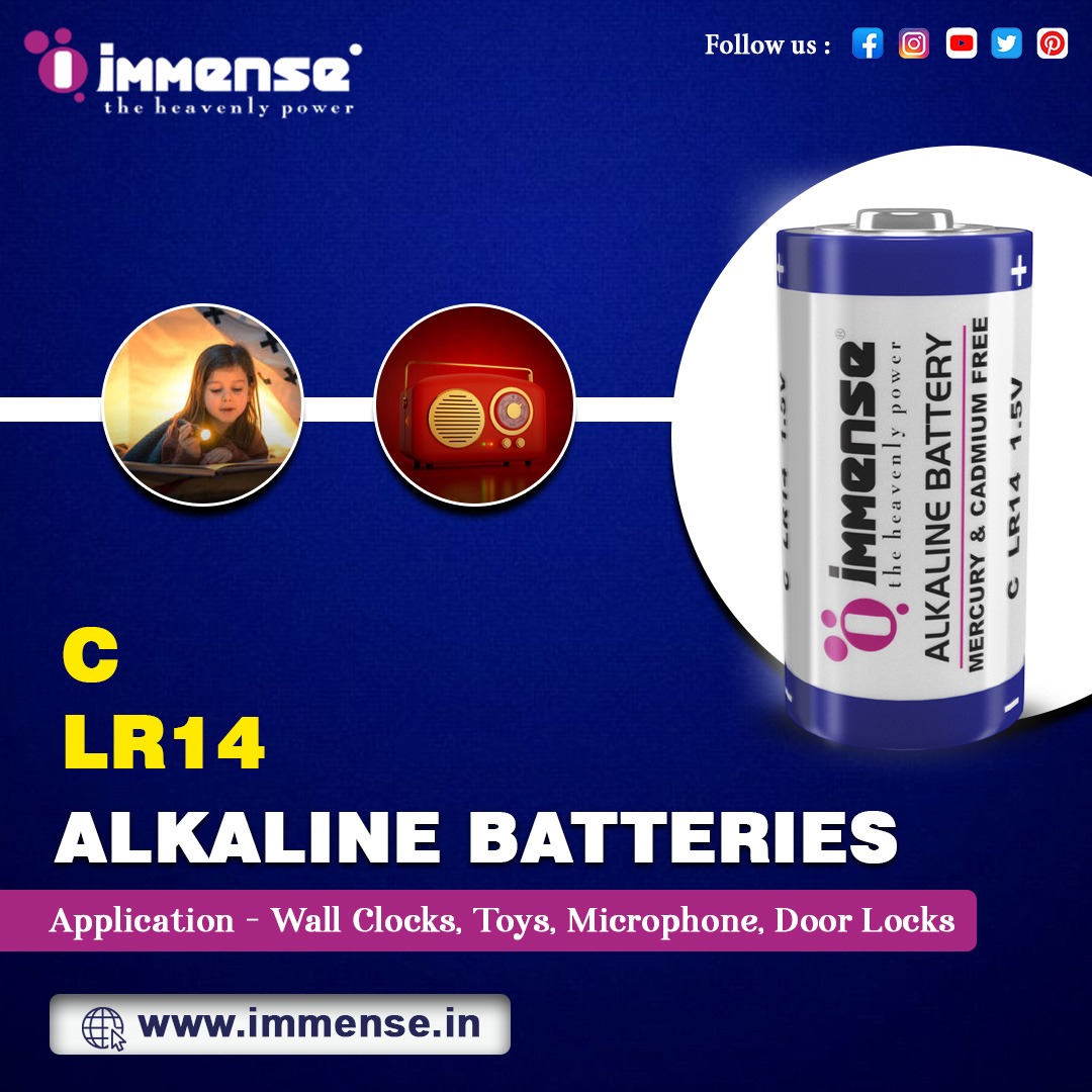 Powering up the day with C LR14 Alkaline Batteries. Did you know these cylindrical powerhouses are perfect for high-drain devices like flashlights and toys?

#PowerUp #LR14Batteries #ReliableEnergy #TechEssentials #StayCharged #BatteryPower #EverydayTech #StayConnected