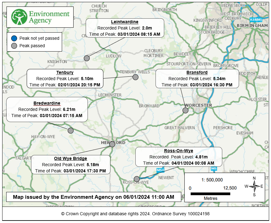 EnvAgencyMids's tweet image. Latest peak maps for #RiverSevern #RiverAvon #RiverWye #RiverTeme. #Flood warnings and alerts are still in place across the #Midlands.

As it's an improved weather picture and rivers have peaked, this is the last of these updates for now. Current levels: check-for-flooding.service.gov.uk/river-and-sea-…