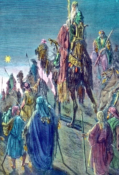 The Three Magi on the way to Bethlehem
#GustaveDoré