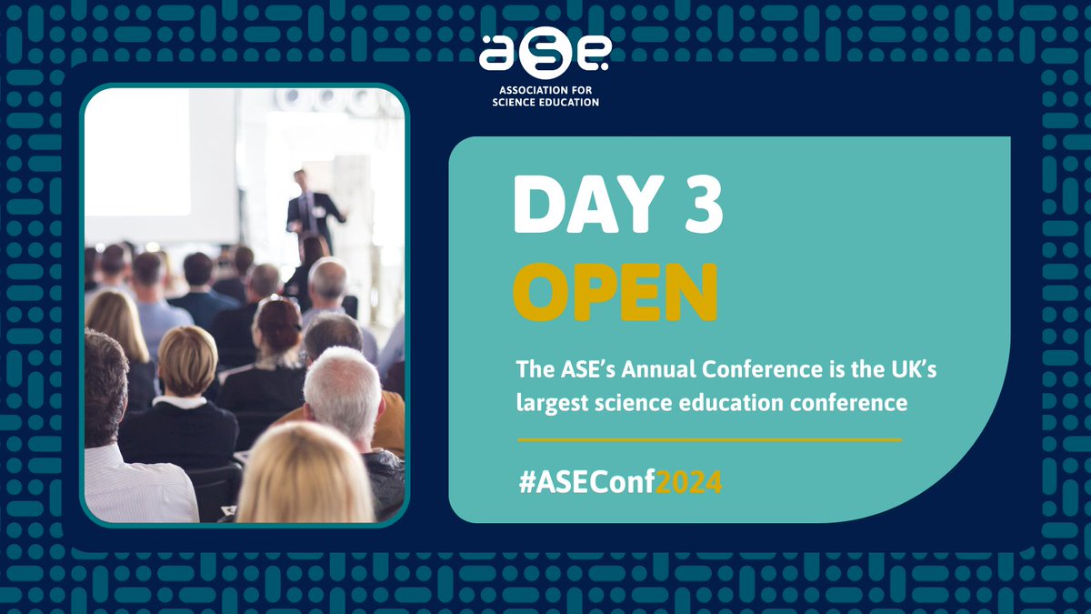 And just like that, it’s the final day of #ASEConf2024 Please keep sharing your experience with us using the hashtag so we can see your conference highlights! Let us know what you enjoyed most in the comments below 👇