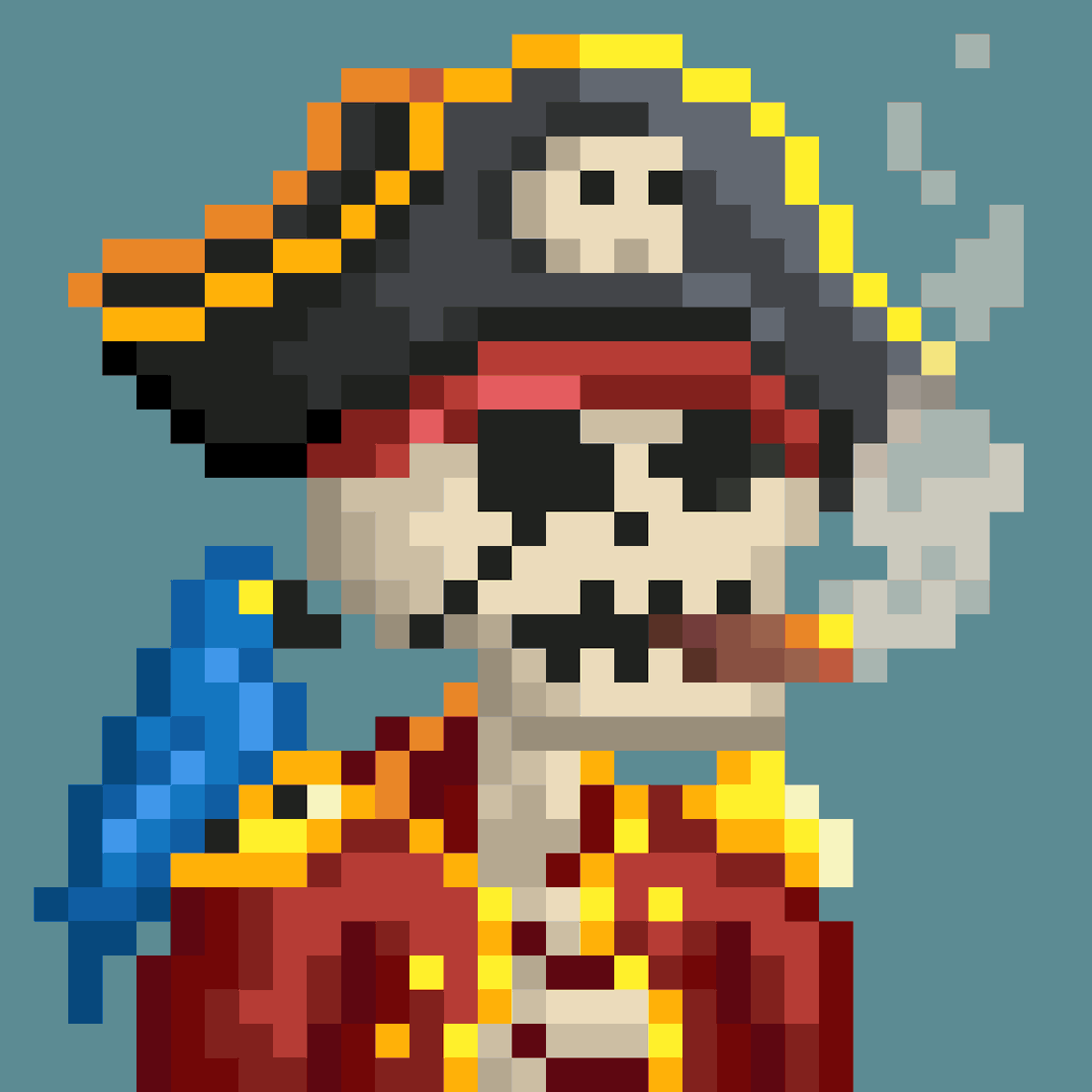 Please welcome our new member <a href="/ronnyhaase/">R◎NNY</a> ☠️

Now he is the owner of Captain Smoker and "One cigar, please" Chronicle!