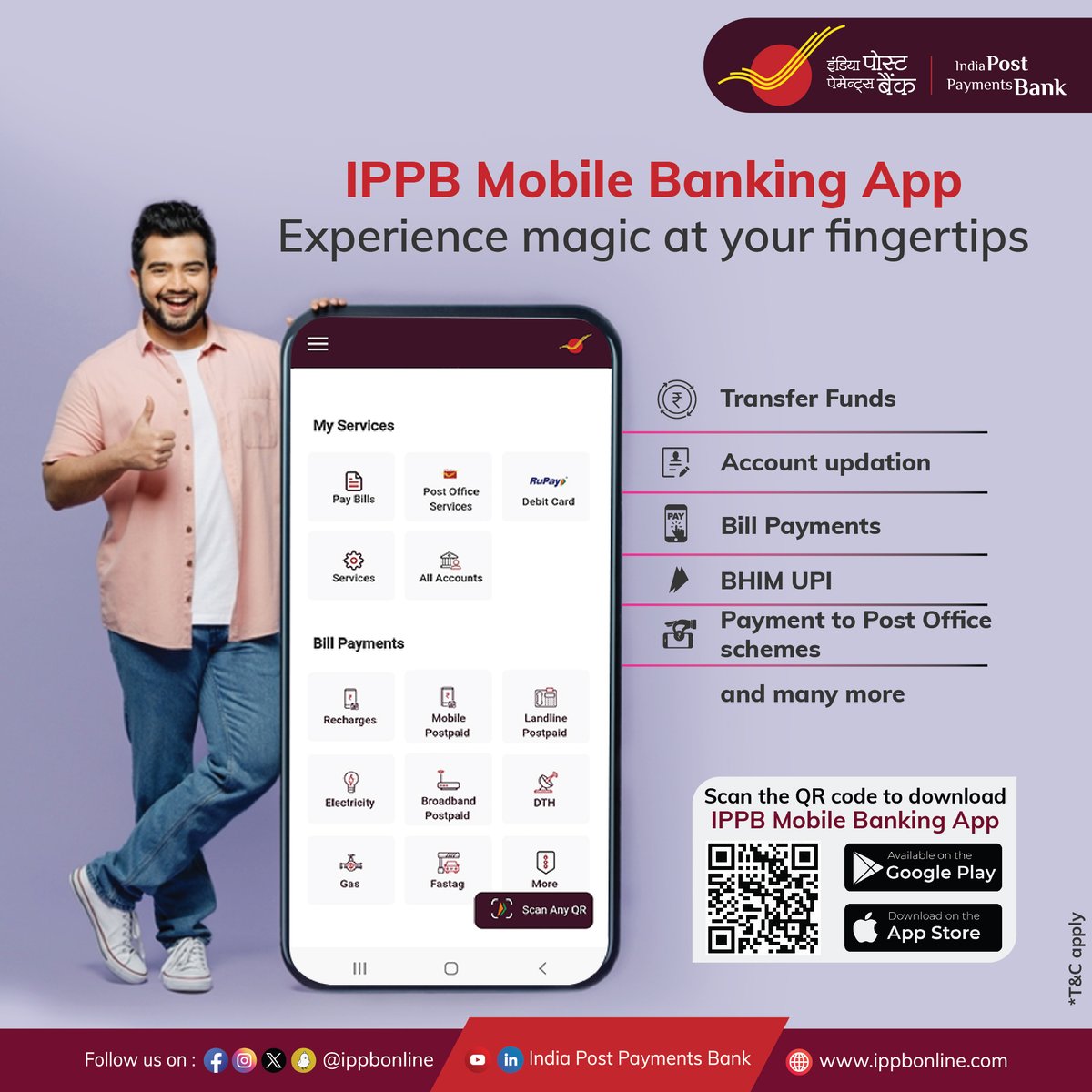 India Post Payments Bank tweet media