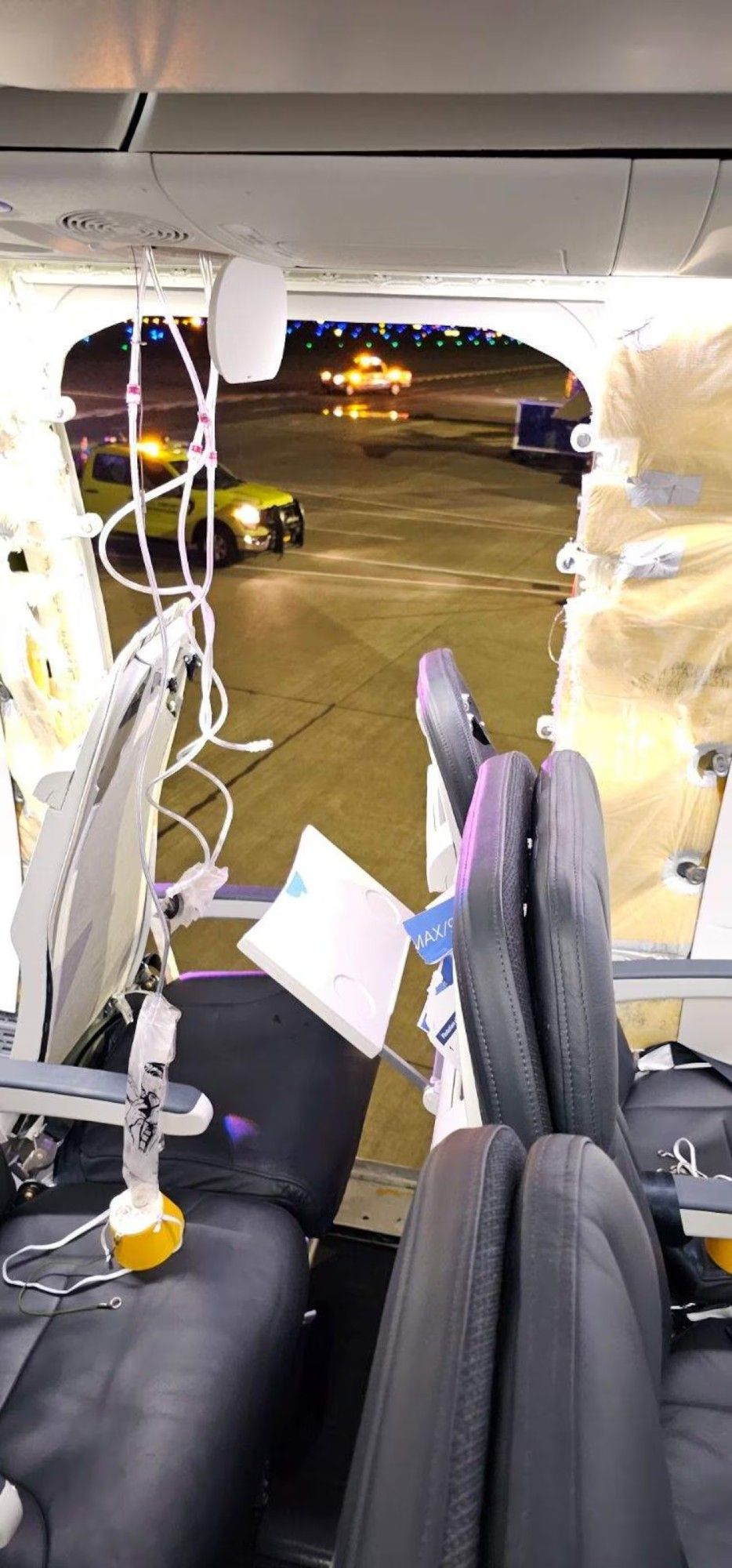 Women Remember on X Alaska Airlines Flight 1282 flying a 737 MAX certified for flight Oct 2023 lost part of its wall in flight. A child in the seat