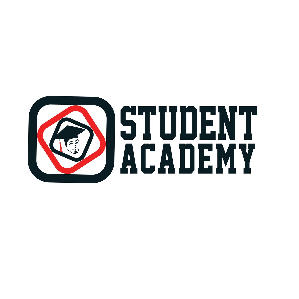 rehamoewja's tweet image. logo design by me 
for student academy 

#logo #logodesign #logocreate
#adobeillustrator #adobe #GraphicDesign