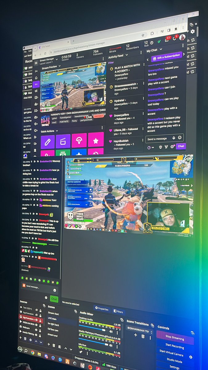 I’m live on Twitch and kick! linktr.ee/bignhawaiian?u…