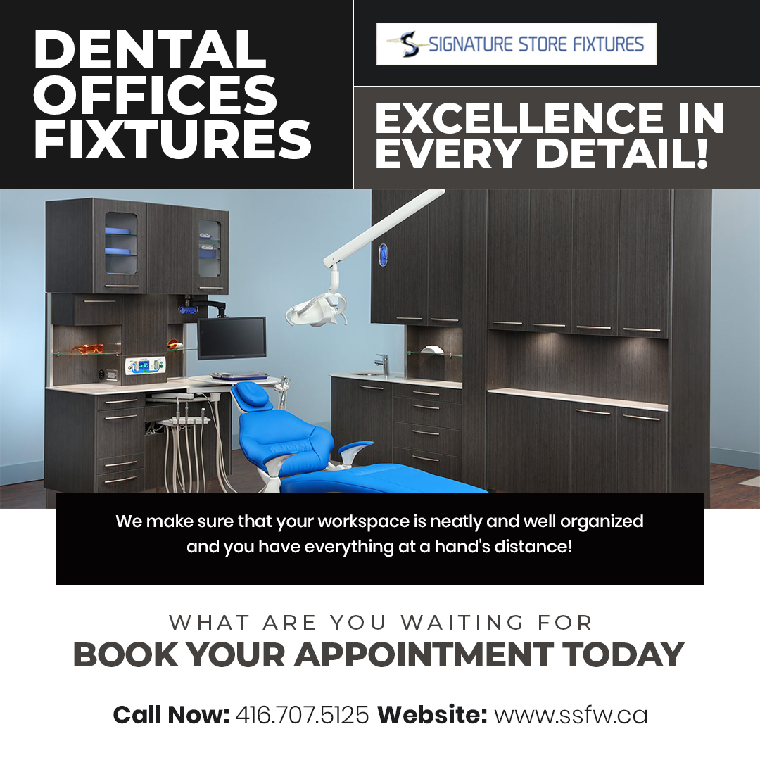 ssfw_ca's tweet image. Dental offices fixtures
We make sure that your workspace is neatly and well organized and you i have everything at a hand's distance!
Book your appointment today at 4167075125
ssfw.ca
#custommillwork #fixtures #storefixture #dentalofficefixture #millwork #cabinet