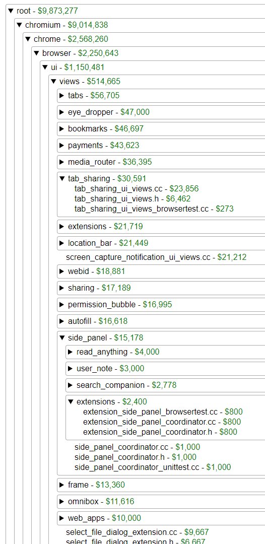 Chromium money tree

A map of all the bug bounties paid for Chrome, mapped to source files, in a tree. 

By <a href="/rebane2001/">Rebane</a> 

lyra.horse/misc/chromium_…