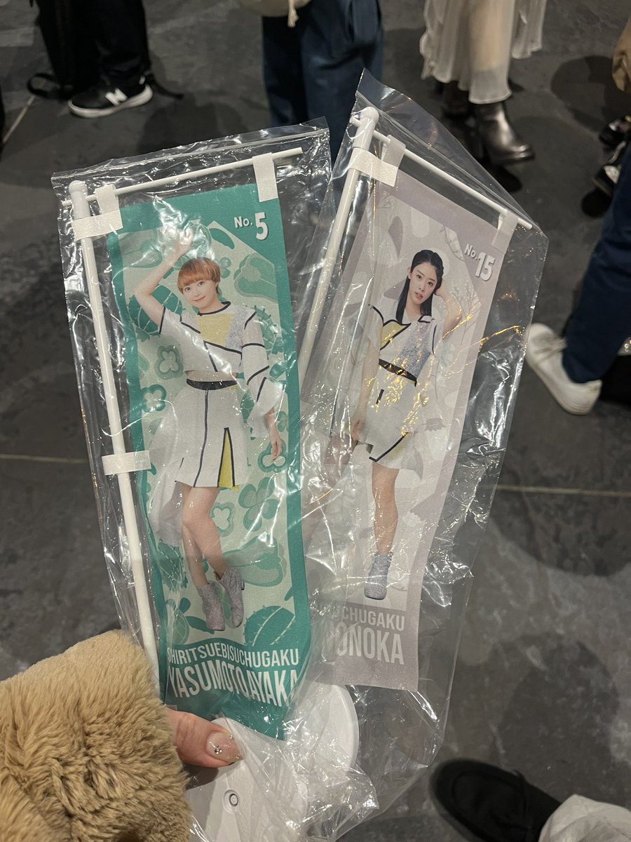 ZxMs9's tweet photo. 私立恵比寿中学　エビ中　大学芸会

求
小久保ミニのぼり

譲
安本彩花、風間ののか　ミニのぼり各1 https://t.co/nWcKbWildW