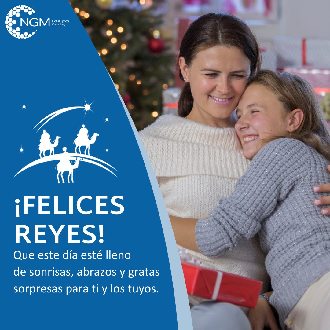 NGM_Golf_Sports's tweet photo. 🎁 ¡Felices Reyes! Que este día esté lleno de sonrisas, abrazos y gratas sorpresas para ti y los tuyos
-------
🎁 Happy Epiphany! May this day be full of smiles, hugs and pleasant surprises for you and your loved ones

#golf #marketing #sports #clubesdeportivos #reyesmagos #spain https://t.co/LpklgwL9NS