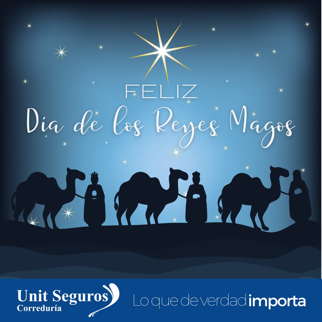 unit_seguros's tweet photo. 👑🎁 En este Día de Reyes Magos, descubre el regalo perfecto: la tranquilidad. 🌟 Al igual que los Magos trajeron regalos valiosos, en Unit Seguros te ofrecemos la joya de la tranquilidad con seguros adaptados a tus necesidades. 🛡️🏠🚗¡Feliz Día de Reyes! #DíaDeReyes #UnitSeguros https://t.co/P8fCsrWDvs