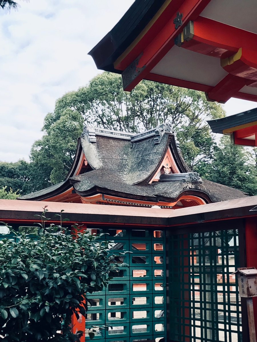 多治速比売神社御本殿。室町時代建造の重要文化財です。