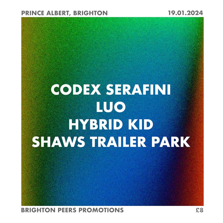 New line up - 2 weeks to go to this banger @prince_albert_brighton