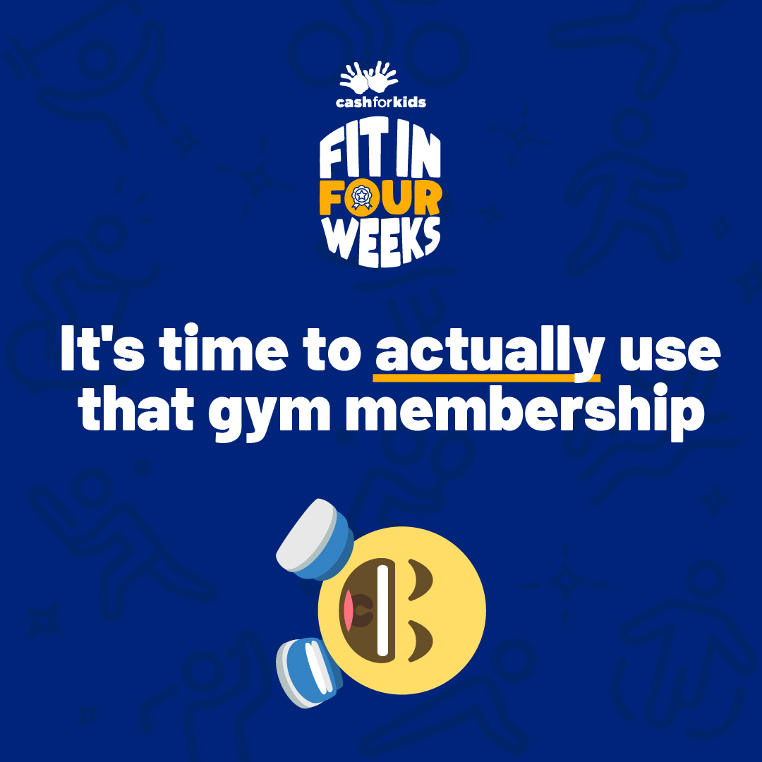 Could this be the weekend?! 💪 😂 Get moving every day for four weeks, in whatever way you like, you'll be fitter, healthier and if you get sponsored too, you'll have the extra motivation you need 🥰 Get Fit in Four Weeks at hitsradio.co.uk/fitinfour