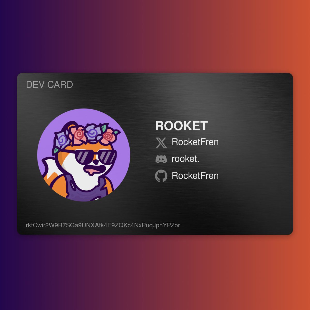 RocketFren's tweet image. Issa actual dev now.