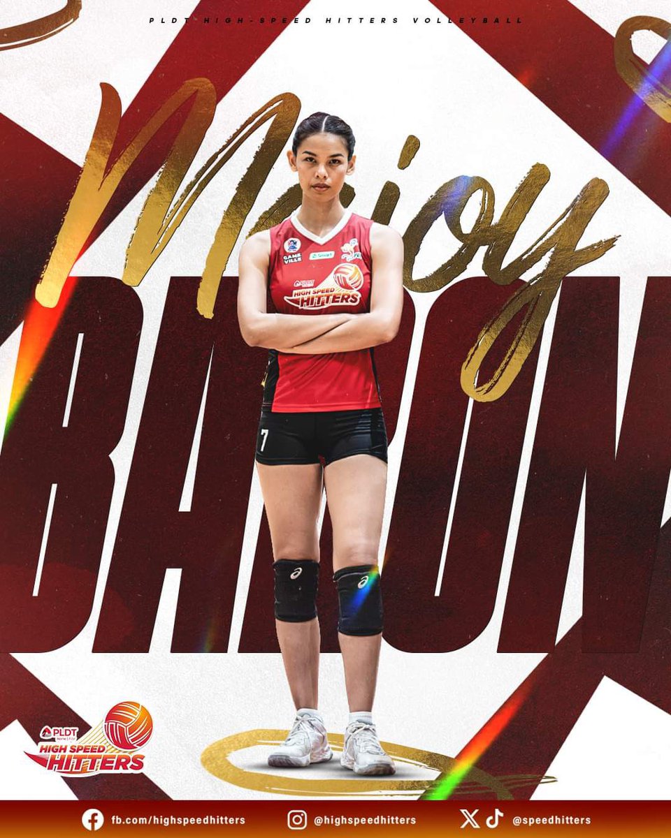 Majoy Baron can look good in any color but her pick is PLDT red for 2024. ❤️‍🔥🏐🛜 Thank you for enjoying our back-to-back welcome posts, Team PLDT! We will see you in the PVL All-Filipino Conference next month! #PLDTGameTime