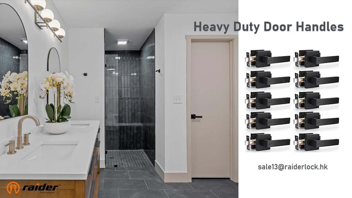 HeWannong9169's tweet image. 🛀Make your bathroom look more upscale and elegant simplicity.♀️⚧️
#doorlock #doorlever #leverset