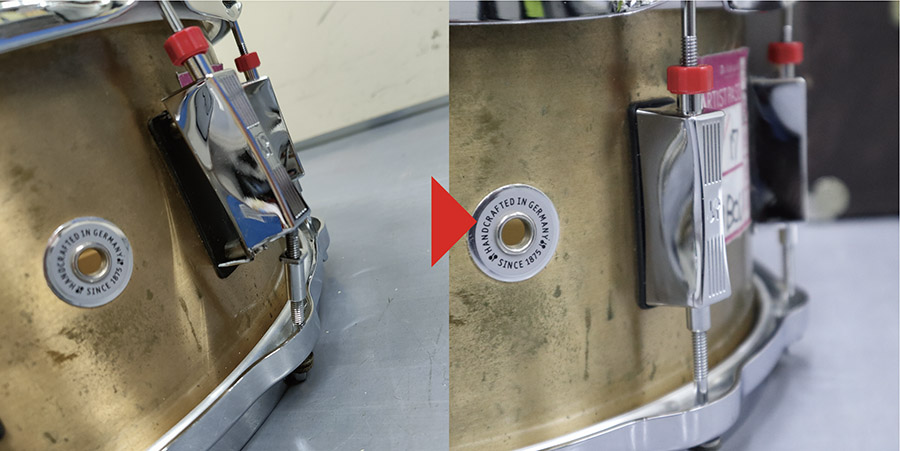 shopcanopus's tweet image. 【修理工房ブログを更新しました】

今回はSONOR IKEBE 35thベルブロンズスネア 破損ラグ交換＆全体メンテナンスについて！

パーツをお取り寄せの上交換、全体的なメンテナンスを行いました♪

ご依頼ありがとうございました！

↓全文はコチラから！
shopcanopus.jp/repair/blog/?p…
#cscrp