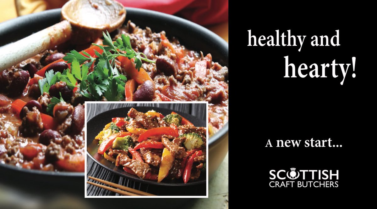 How are your New Year resolutions going? A new start can include all those healthy and hearty dishes that you love. Your local Scottish Craft Butcher has a vast choice of products to help you get the balance right through 2024. #NewYear #NewStart #Balance #Healthy #Hearty #Happy