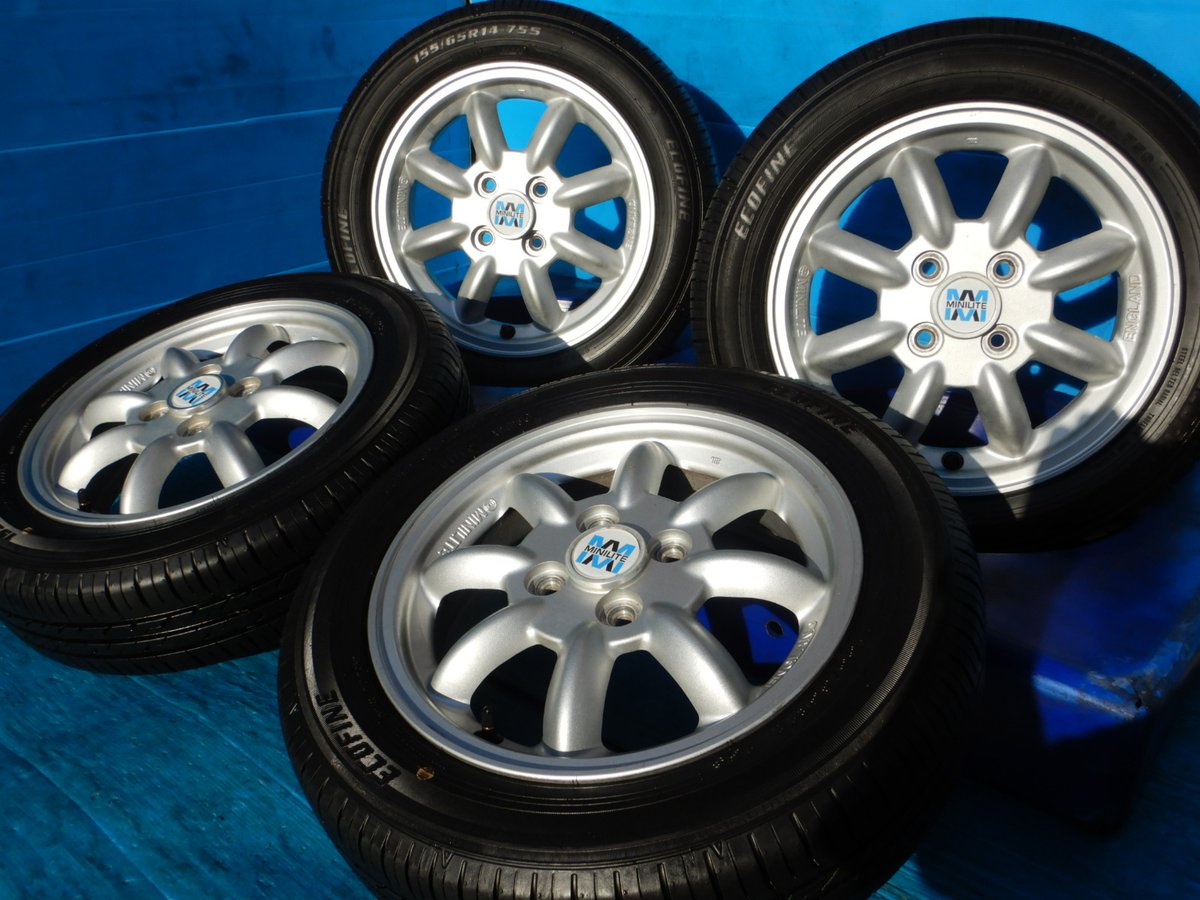 fit7377's tweet image. 1月6日のホームページ更新しました♪
netfit.co.jp

タイヤの溝たっぷりの軽自動車用ミニライト１４インチ
などをアップしています♪
スズキ、ダイハツオーナーさん！
お見逃しなく♪

#ミニライト #MINILITE #軽自動車 #ミラ #アルト #ホイール買取