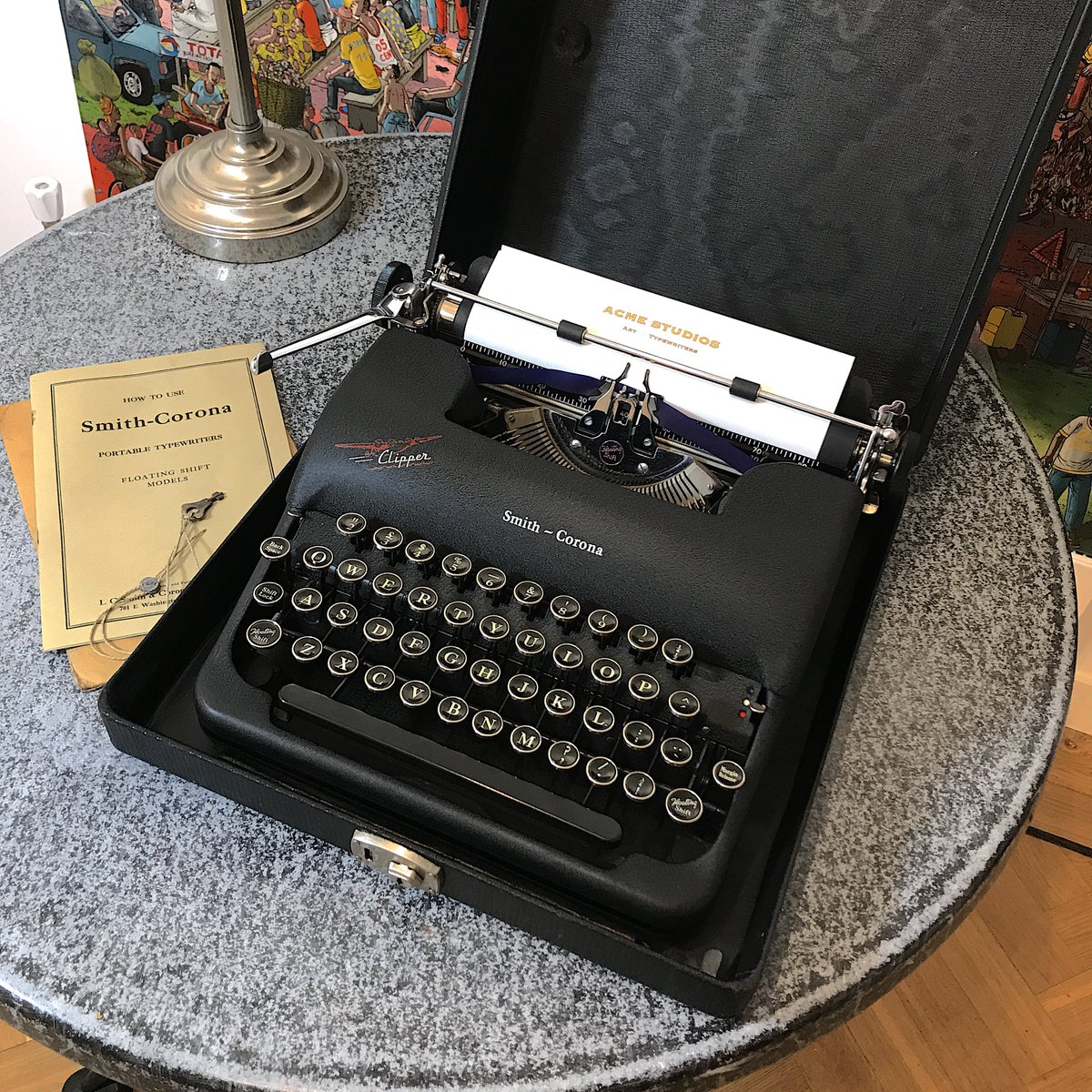 acme_type's tweet photo. Acme Studios is known for finding the finest European typewriters from the Golden Age of #typewriter manufacturing—and this like-new 1946 Clipper is outstanding proof of that. And this, our first new offering for 2024, may blow the rest of the year out of the water—but no matter! https://t.co/hVqOpJuOdR