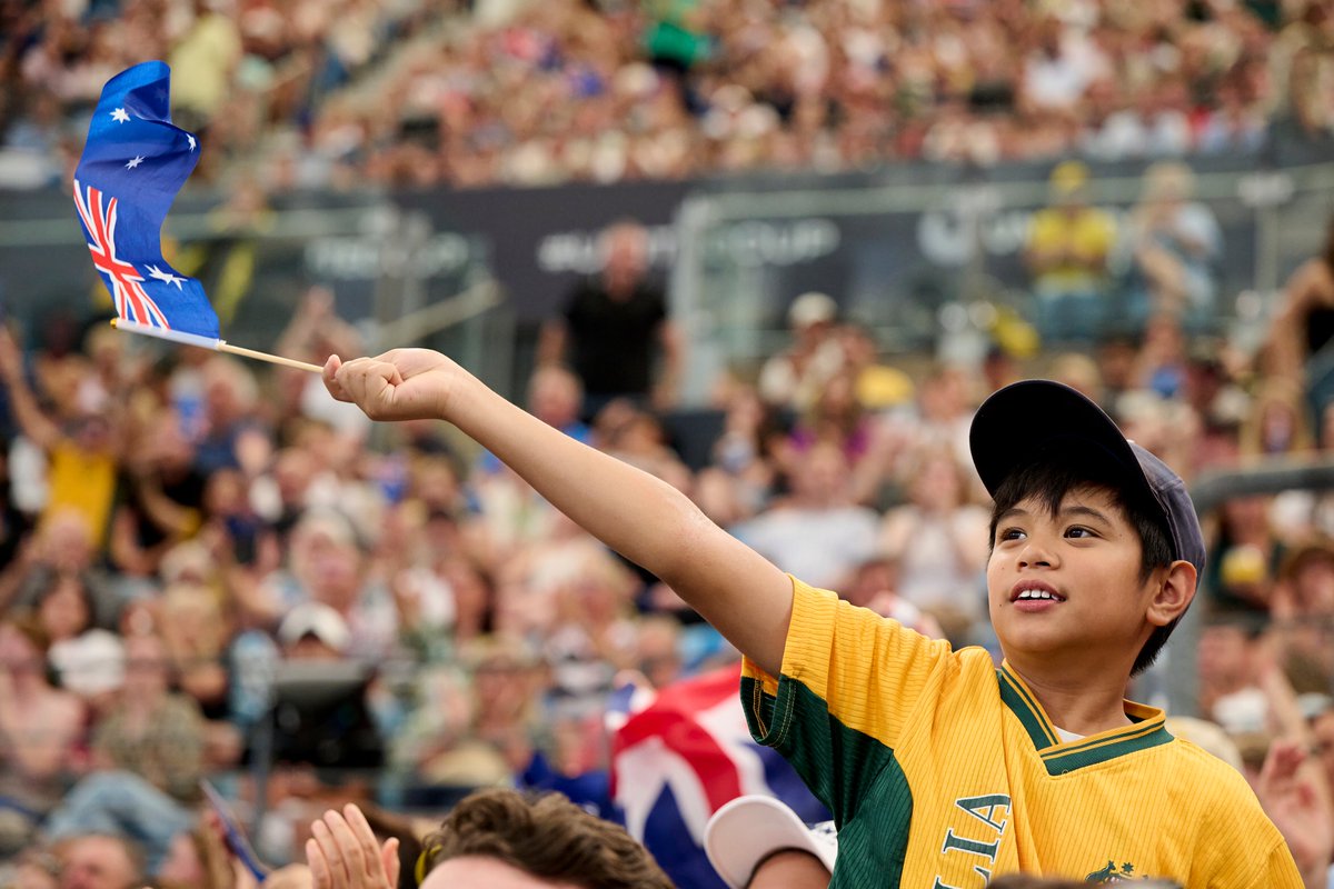 UnitedCupTennis's tweet photo. Home crowd situation: PUMPED 🇦🇺

#UnitedCup https://t.co/cg8AuKmMUp