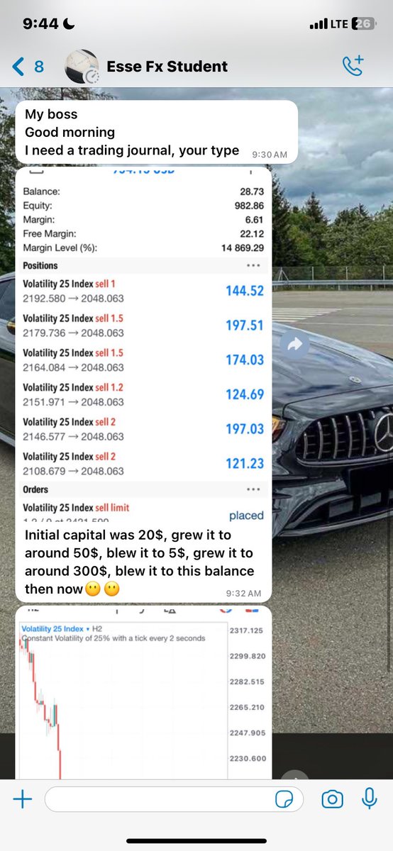 Crazy shit, female student doing great.. before 20yrs I’m 100% sure she will be trading in thousands $$$$ ,I mean $30k upward 🫡