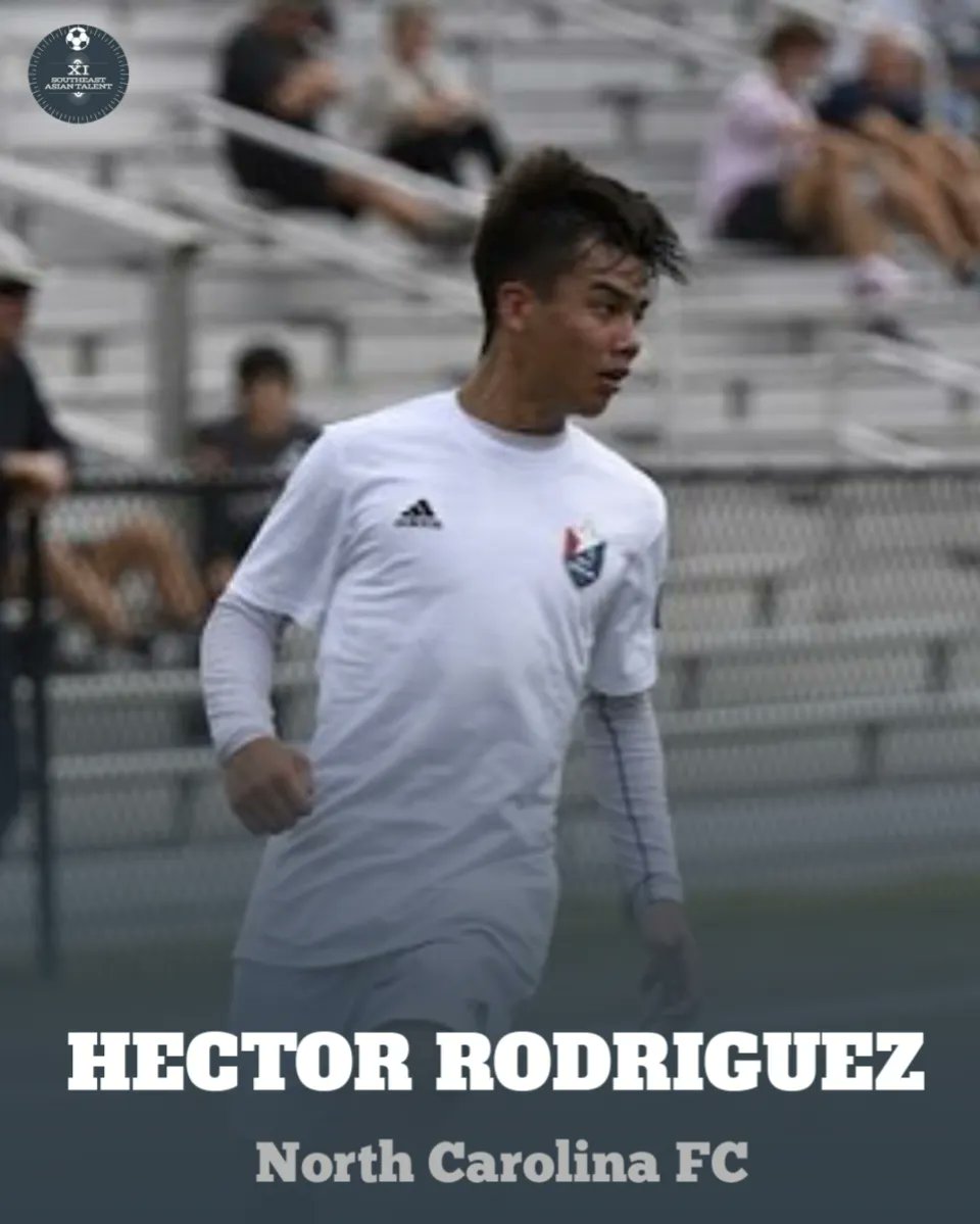 SEAtalent's tweet photo. 🚨TALENT PROFILE🚨

__
Name            : Hector Rodriguez Jr. 🇺🇸🇵🇭🇻🇪
Date of Birth: 02/12/2006 (17) 
Height           : 1,77 m
Position        : CAM-LW-RW
Club              : North Carolina FC 🇺🇸

@SEAtalent 

#SEATalent #filipino #theazkals #manila #paobc #AFCAsianCup2023 https://t.co/2YGHbCIbrN