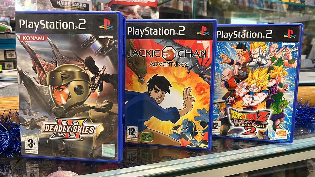 zoneretrocash's tweet image. Arrivage 🤩 🤩 🤩 lot de jeux #ps2 #dragonballz #budokai2 #budokai3 #dbz #ssxtricky #ssx #deadlyskies3 #jackiechanadventures #jackiechan