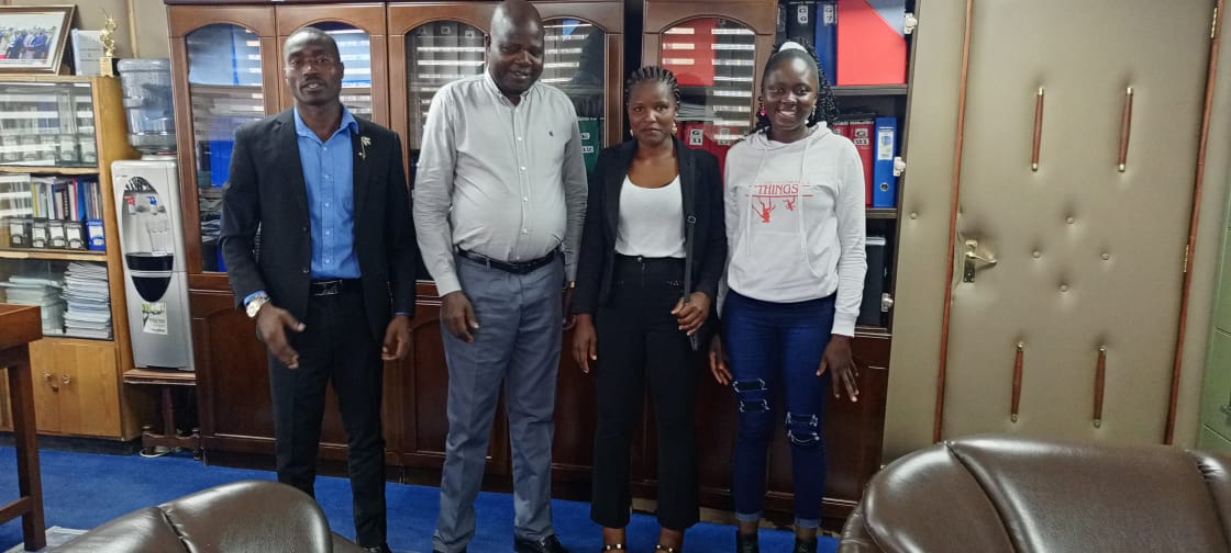 We held our meeting with our new patron who is the current permanent secretary for the ministry of water and environment Hon. Eng. SAO Alima.