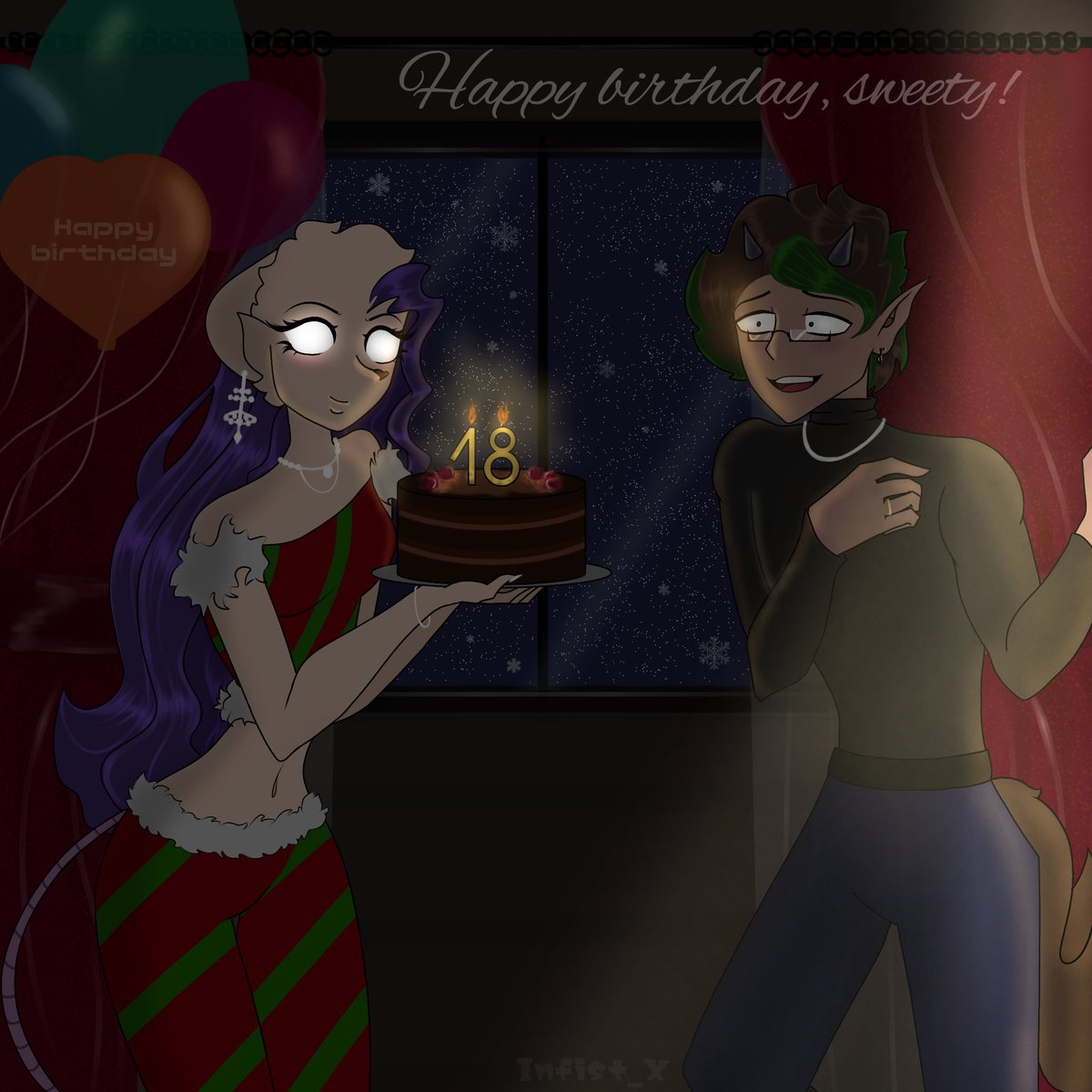 YandisRazzi's tweet photo. Even if only a small number of people see it, I will be very happy about it. Today is my most beloved person's birthday 🤗🎂❤️
@solcheki <--------
/\
|
#art #digitalart #HappyBirthday #happybirthday #Infist #Infist_X
#Art #explore #Majority #digitalartwork #boyfriend https://t.co/aLLy15eRW3